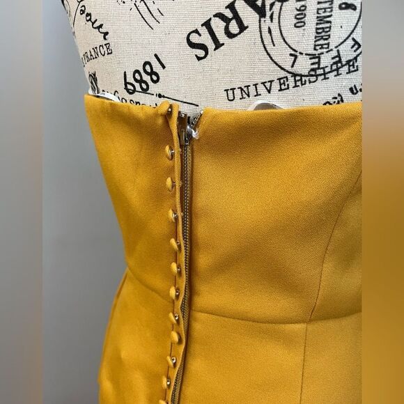 Elliatt Reception Cascade Ruffle Coctail Strapless Dress NWT - Picture 4 of 13